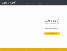 Tablet Screenshot of genjimairice.com